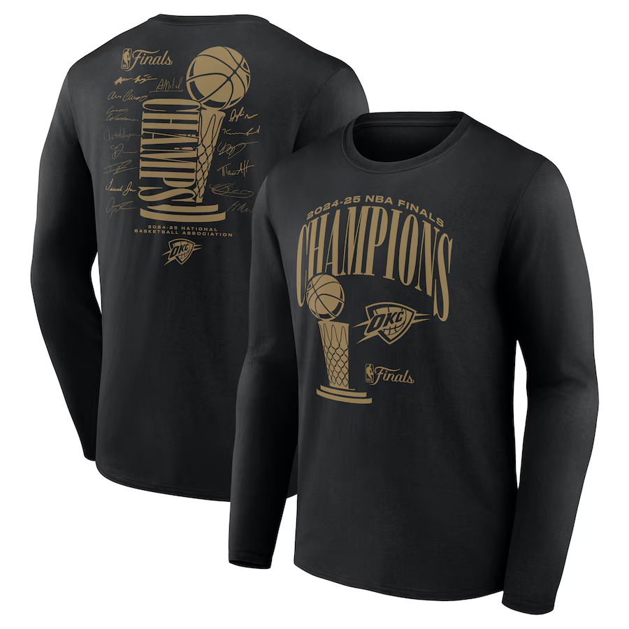 Men 2025 NBA Oklahoma City Thunder black Hoodie style 2->oklahoma city thunder->NBA Jersey